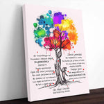 TheFatChance™ Zdjęcie na płótnie "Drzewo kolorowych uczuć"