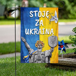 Flaga - Stoję za Ukrainę